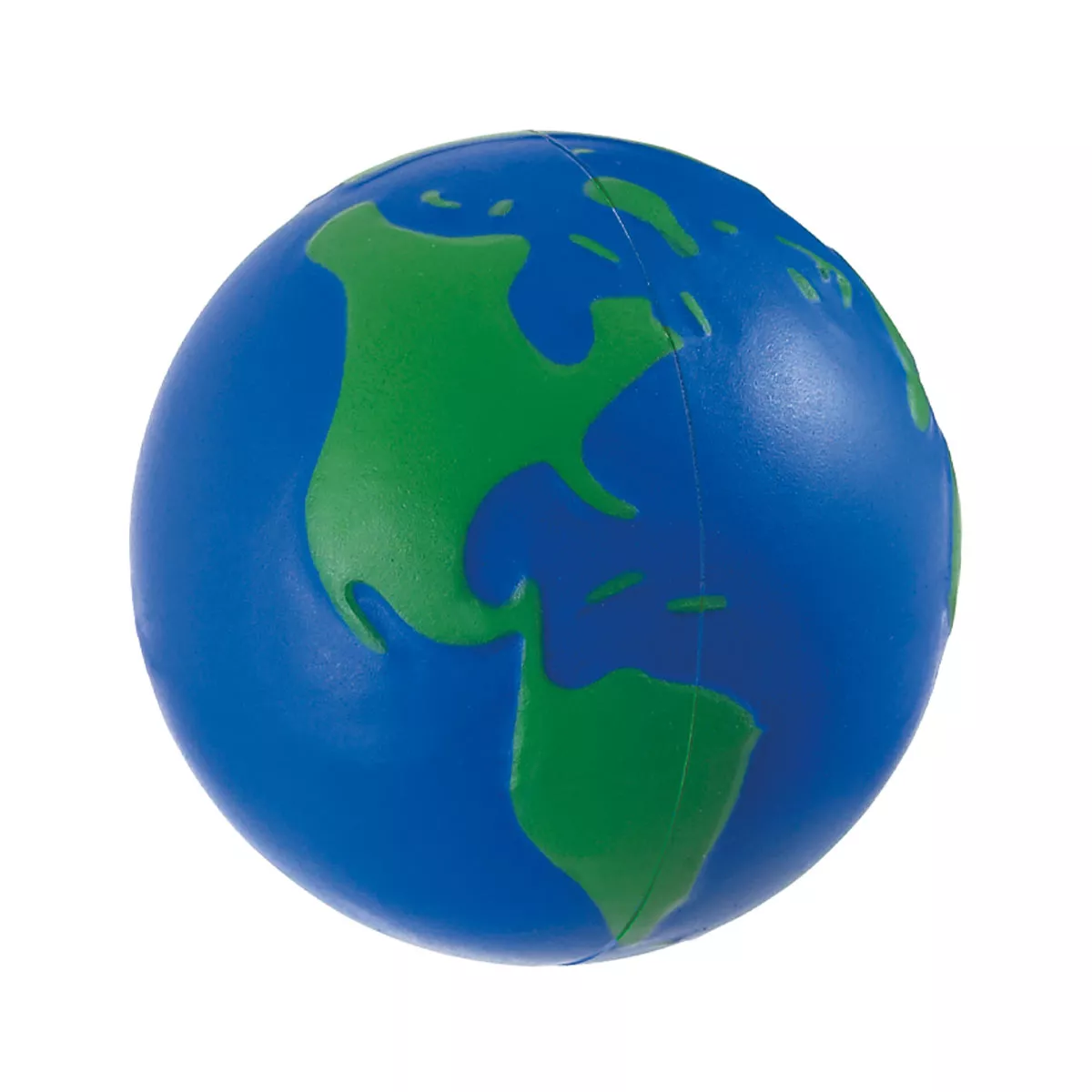 SOC 013 W PELOTA ANTI-STRESS MUNDO azul con verde