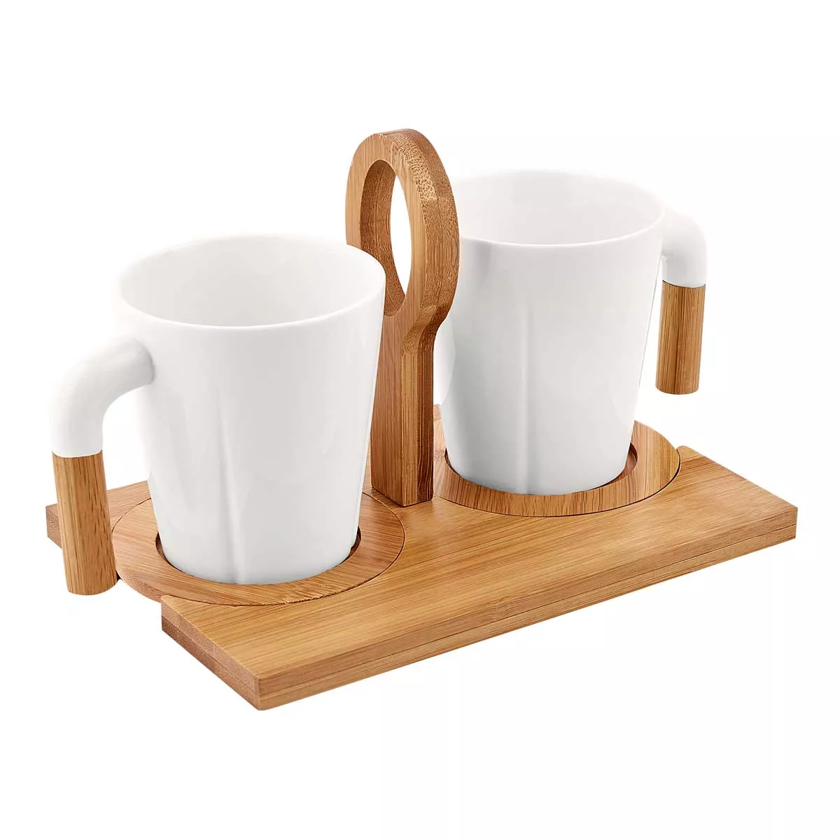 TAZ 029 B SET DE TAZAS IWAO blanco