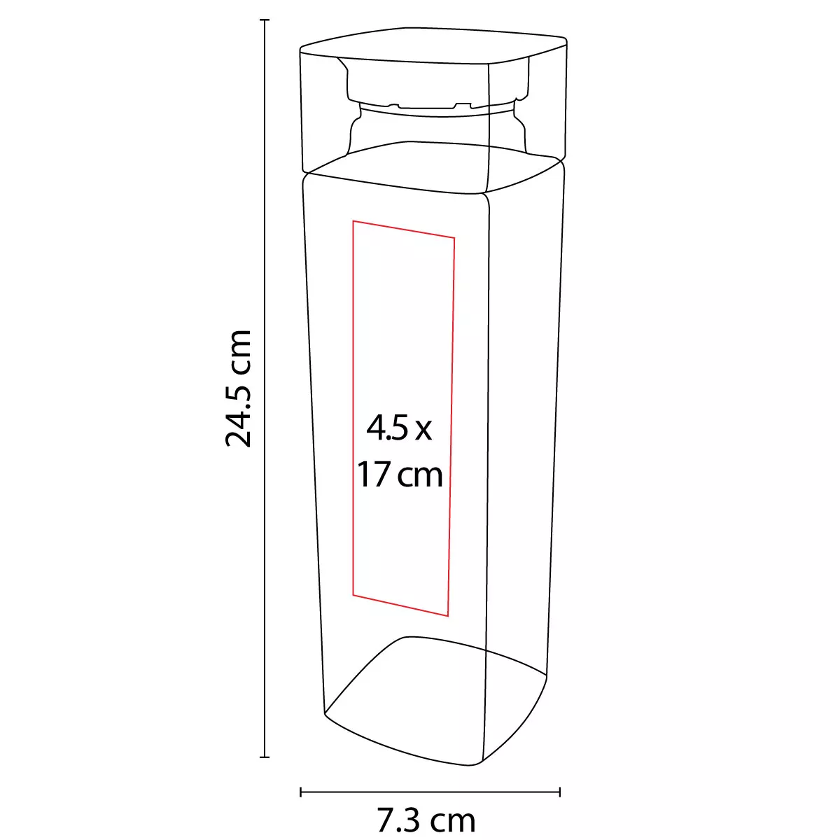 ANF 040 R CILINDRO TRIBEC rojo traslucido