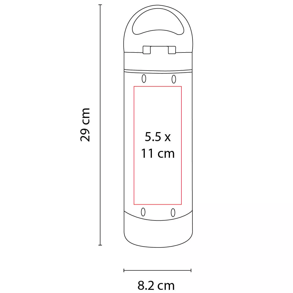 ANF 044 B CILINDRO POWER BANK DOHA blanco