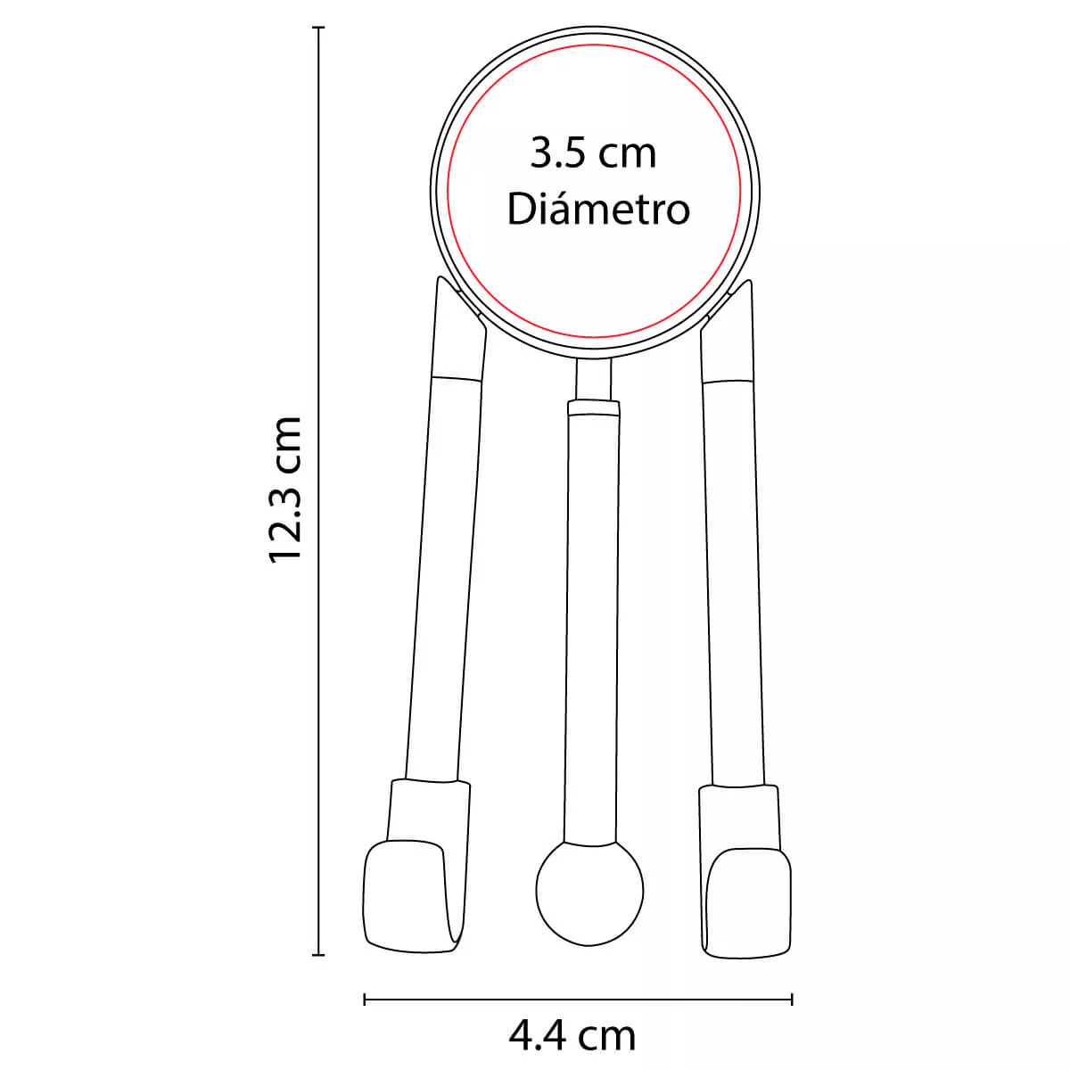 CEL 027 B SOPORTE SEGINUS blanco