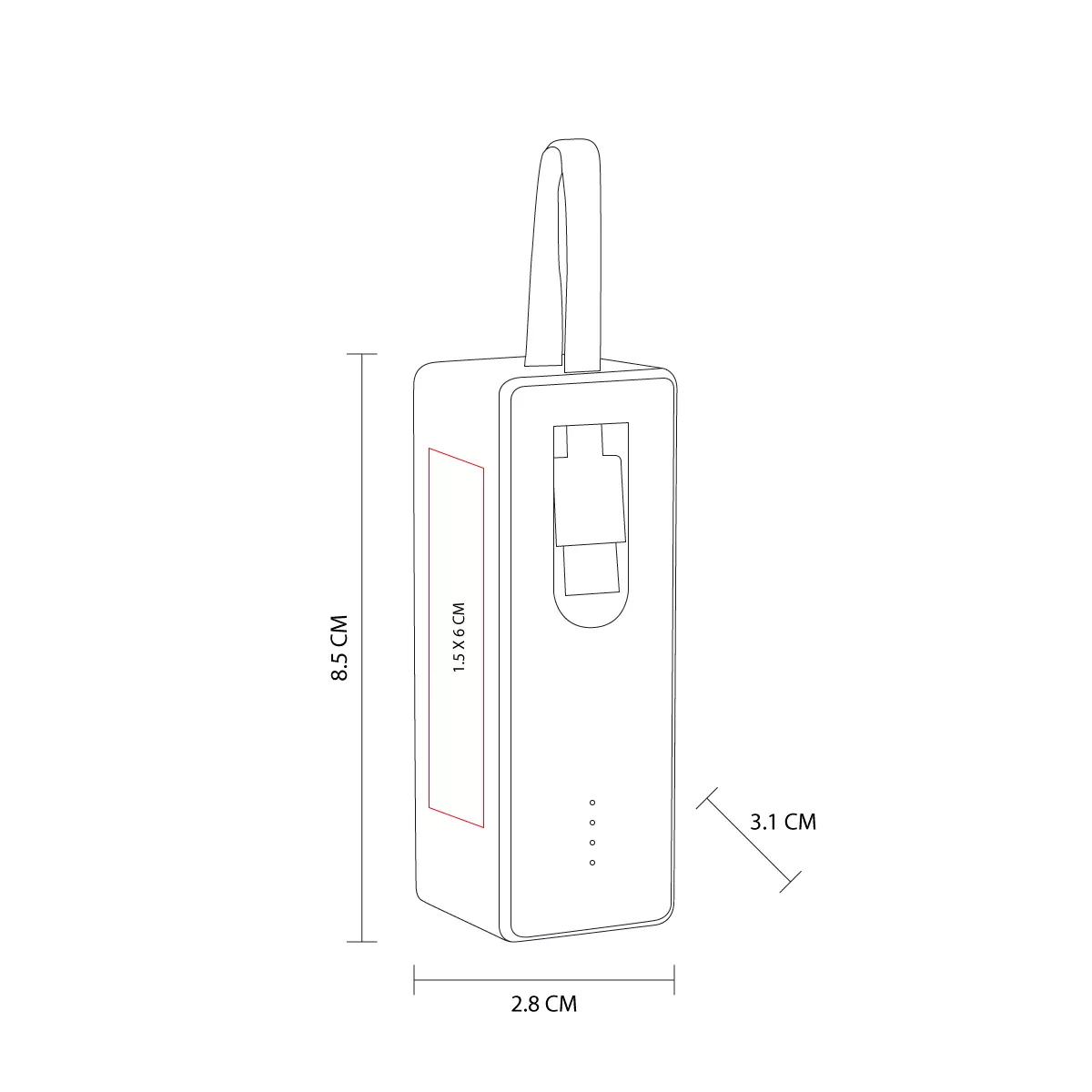 CRG 048 P POWER BANK SAKTI rosa