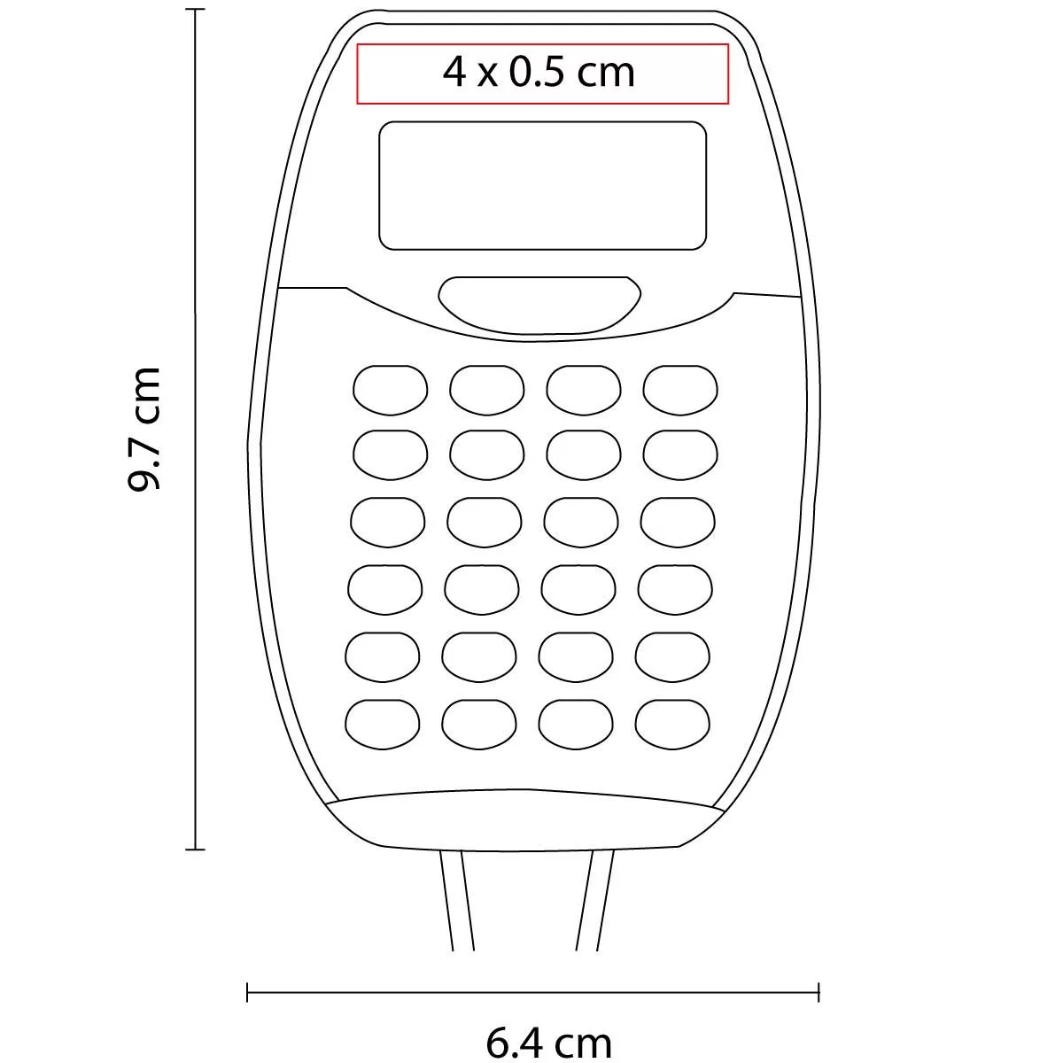 CT 150 N CALCULADORA COLGABLE ENCORE negro