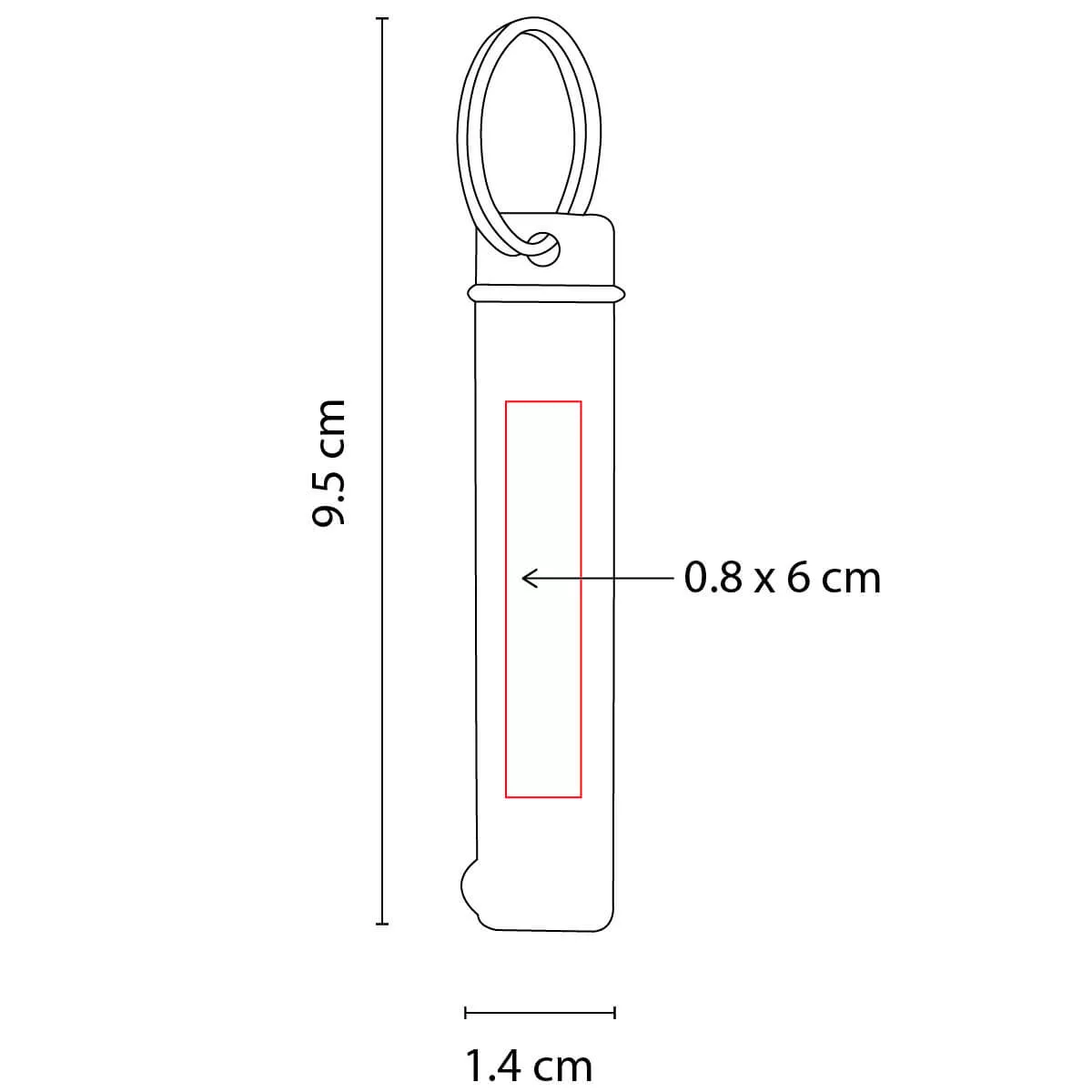 DPO 024 R LLAVERO DESTAPADOR TIATU rojo