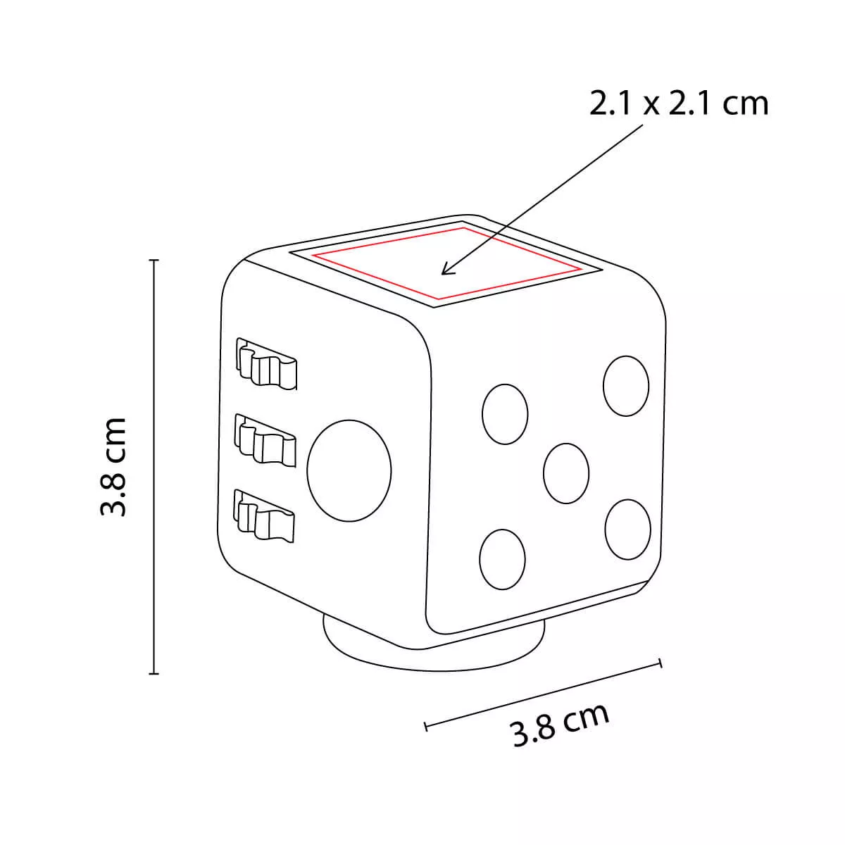 GM 034 A CUBO TIC-ZAP azul