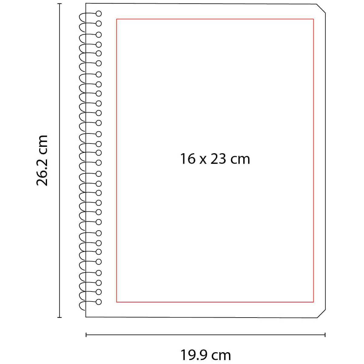 HL 2900 R CUADERNO PROFESIONAL rojo