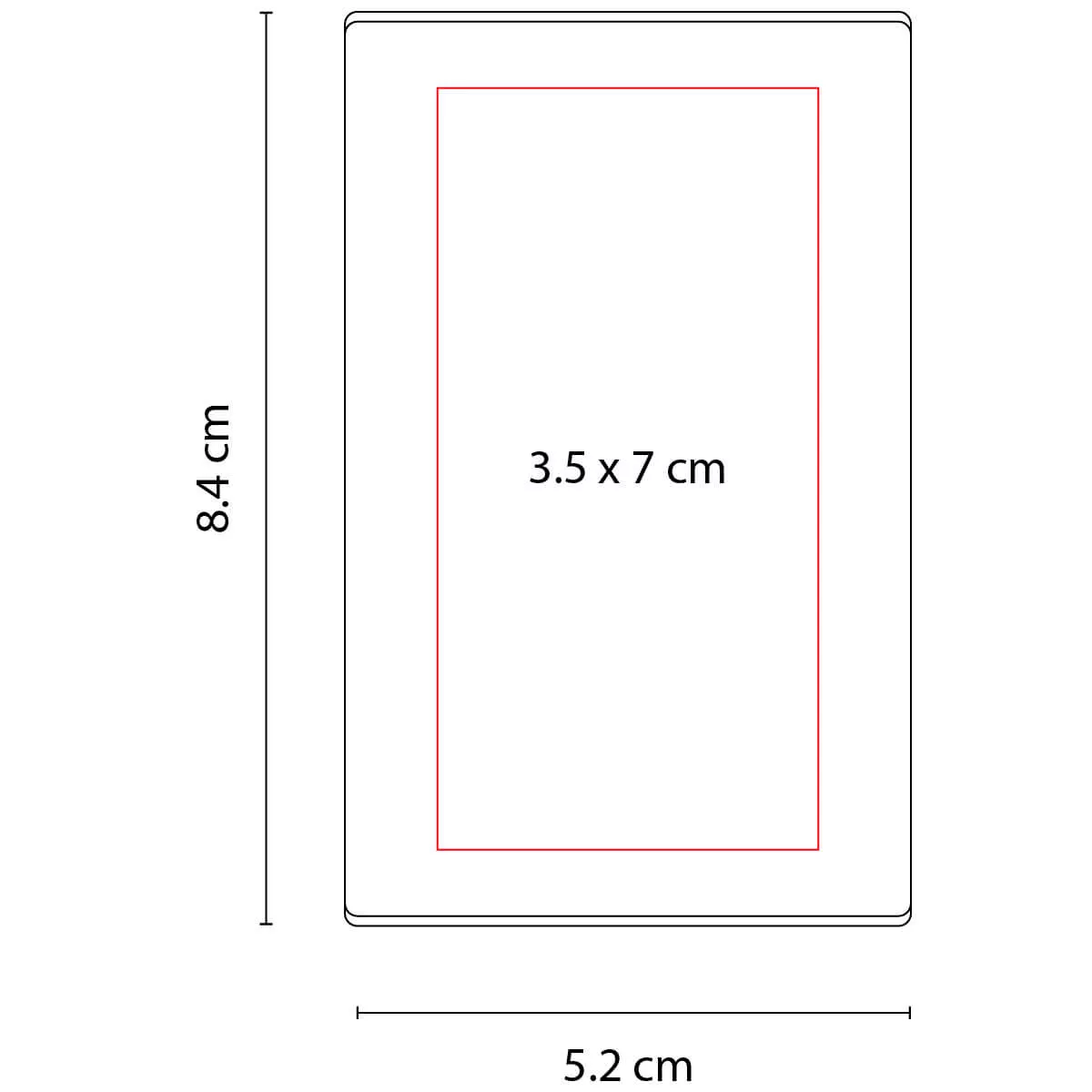 HL 6035 R PORTA NOTAS VENTALL rojo