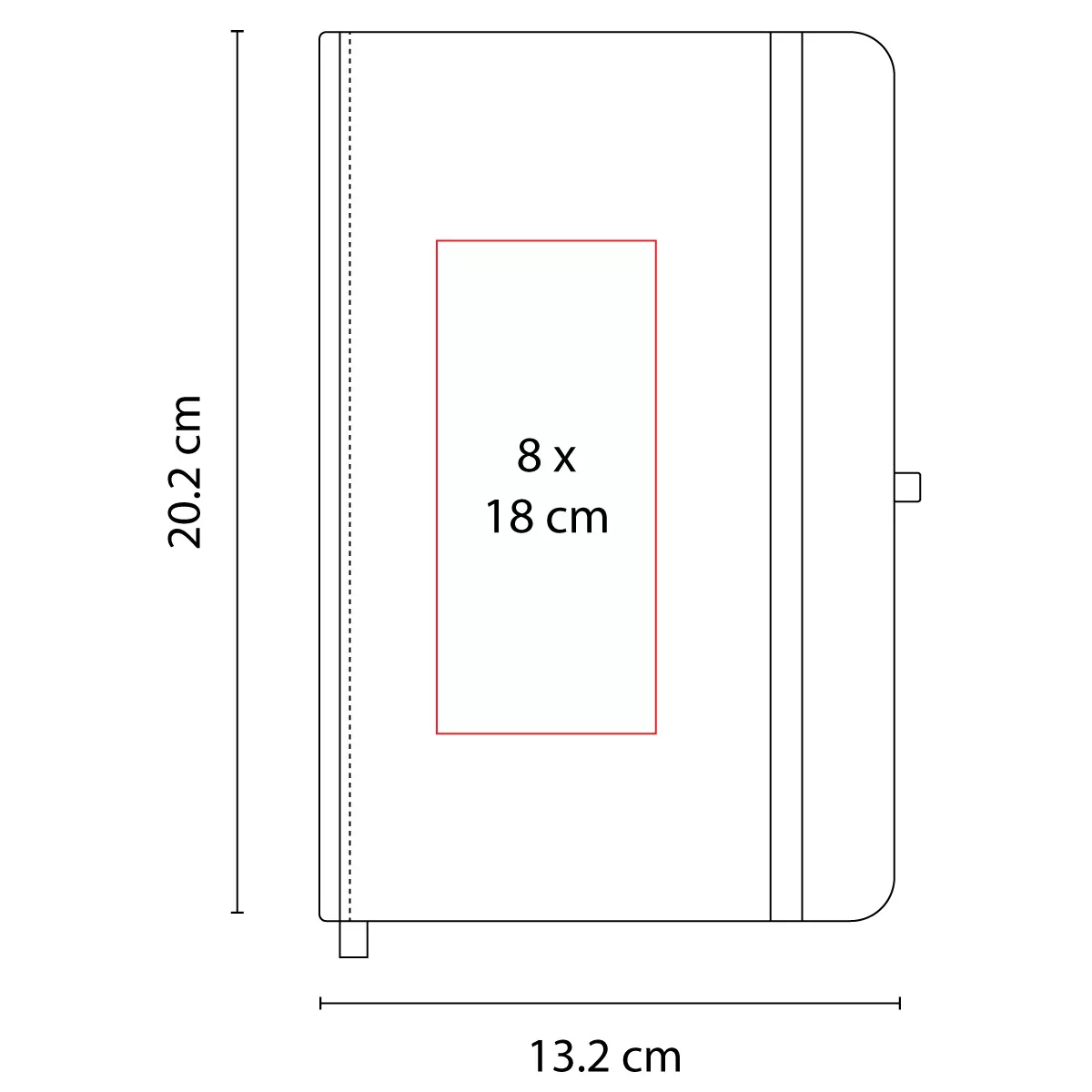 HL 9000 R LIBRETA SOMBOR rojo