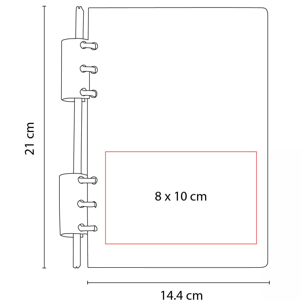 HL 9020 R LIBRETA ALIFAN rojo