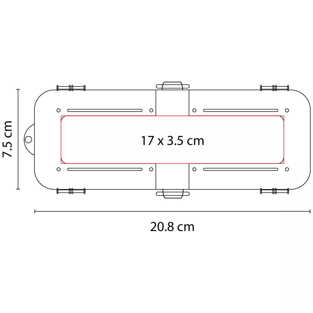 INF 120 R ESTUCHE NAPOLI rojo