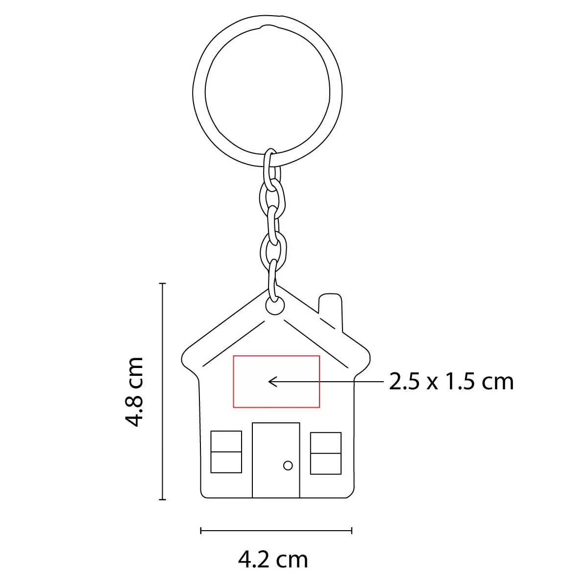 M 63272 S LLAVERO CASA MEGARA plata