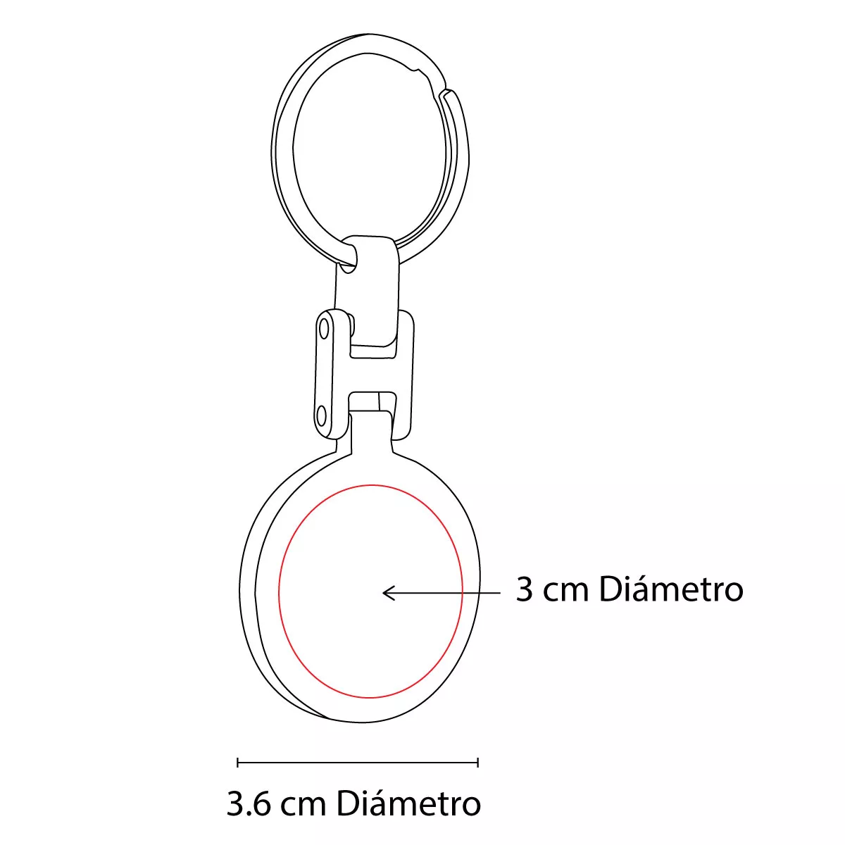 M 63275 S LLAVERO SOPRON plata