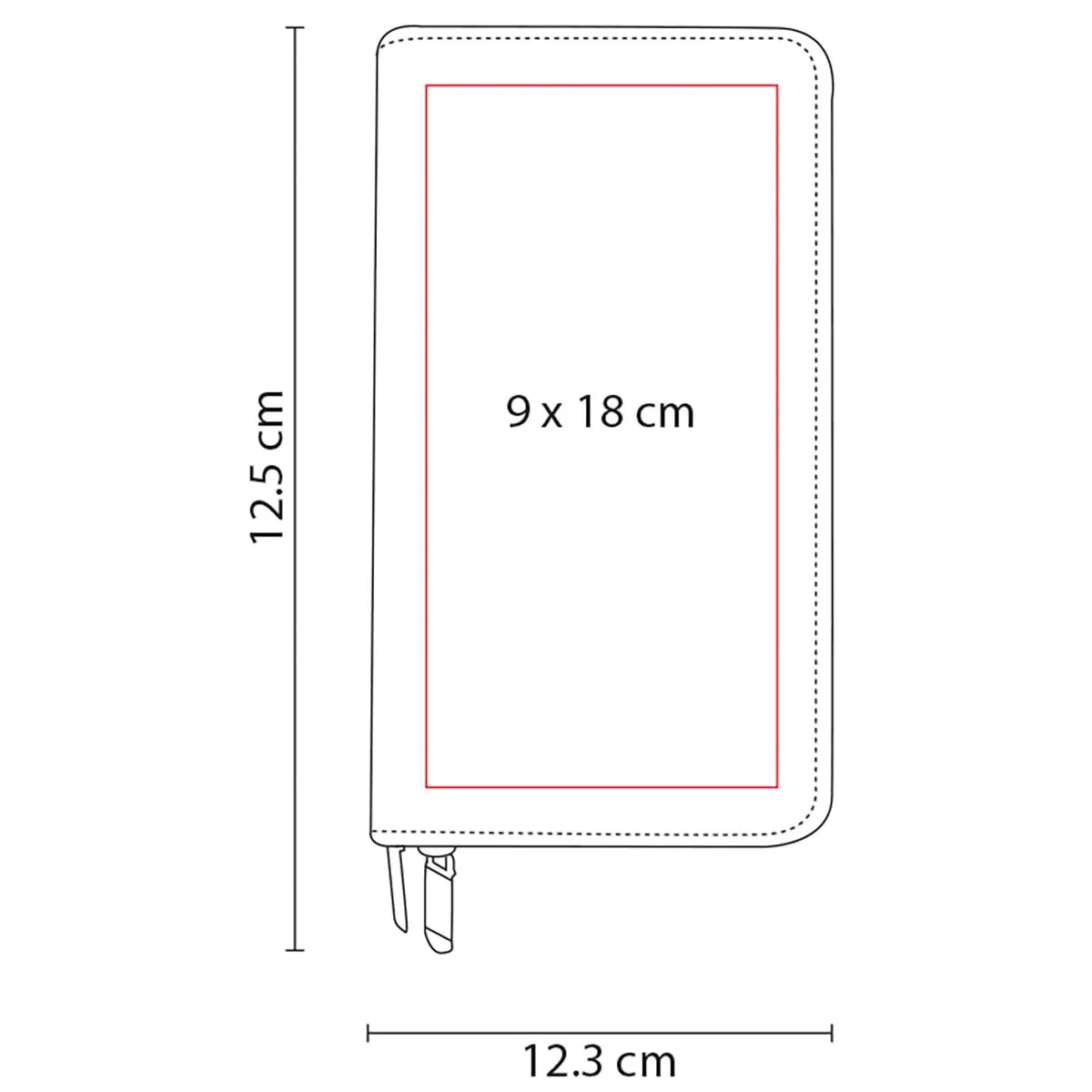 M 80620 N PORTA PASAPORTE WALLY negro