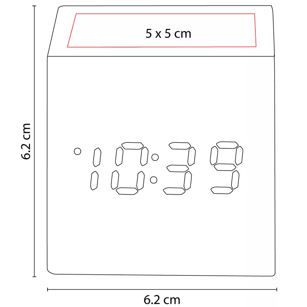 MK 120 RELOJ TIME CUBE beige