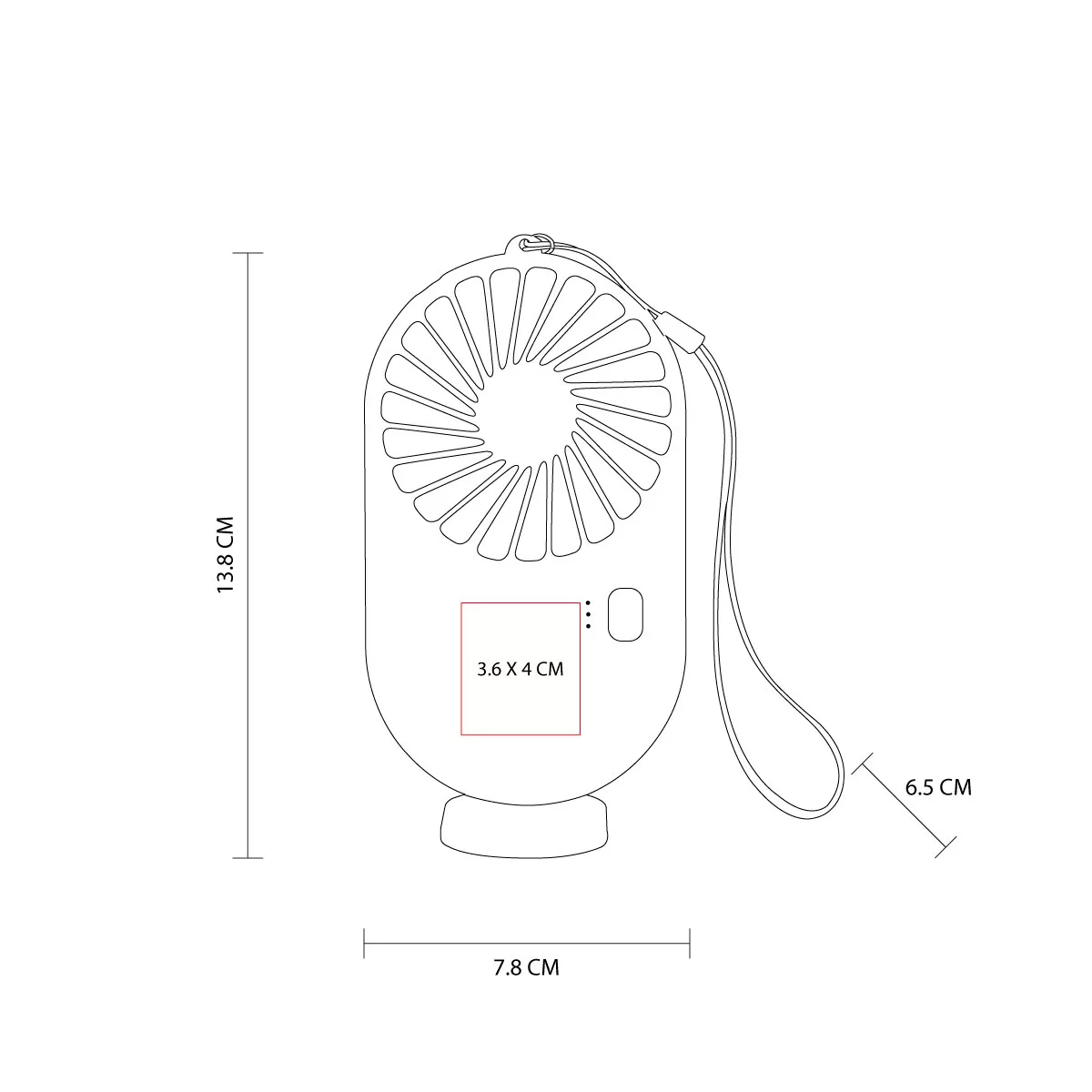 PRO 401 B VENTILADOR AIR blanco