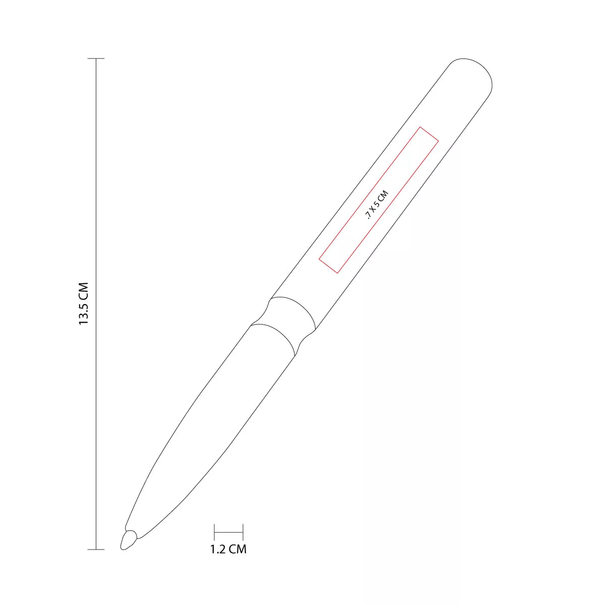 RQ 1020 B BOLíGRAFO STYLO blanco