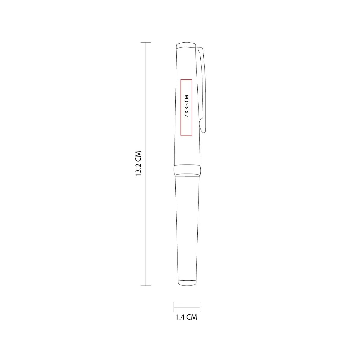 RQ 1050 B BOLíGRAFO AFFARI blanco