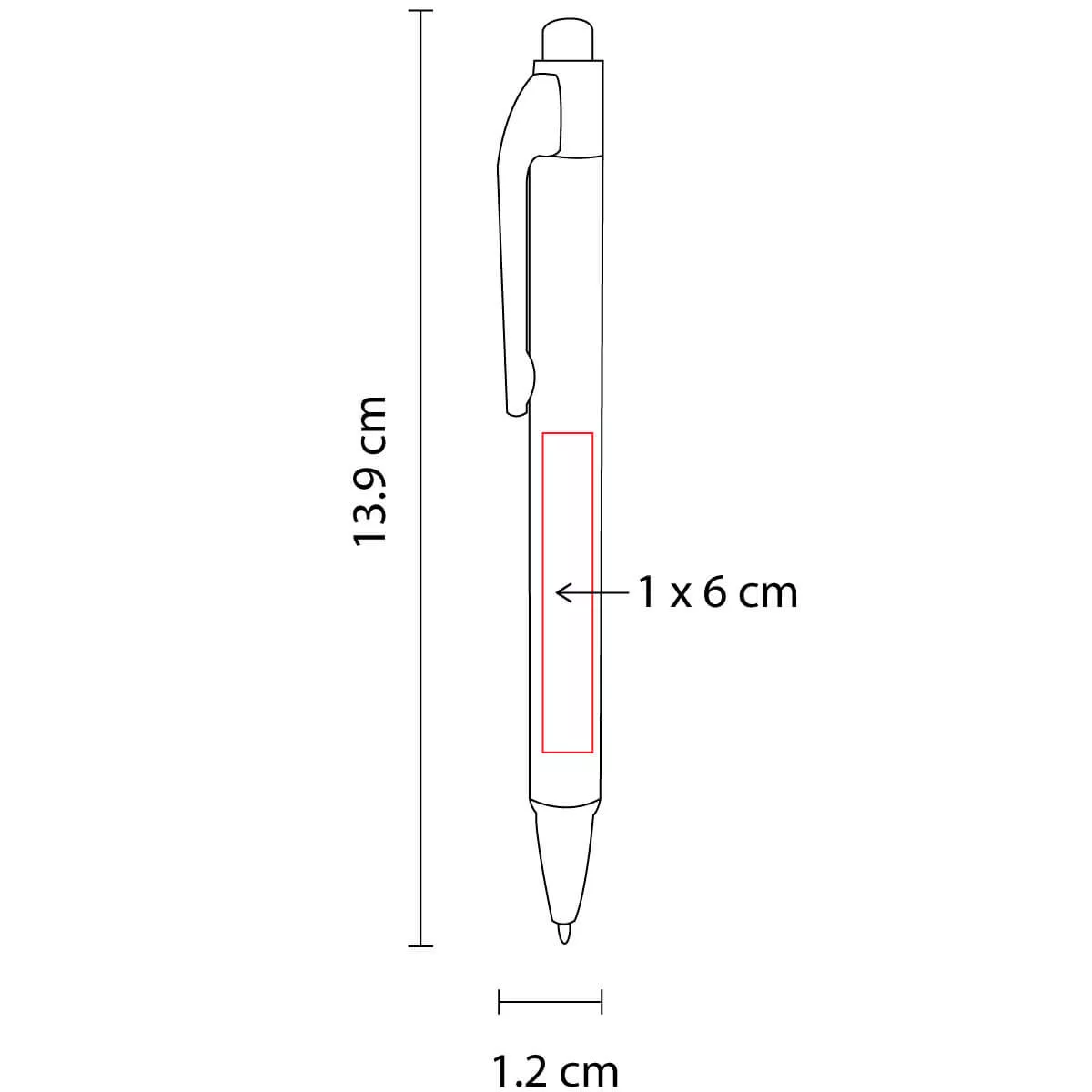 SH 1450 O BOLíGRAFO CHAD naranja