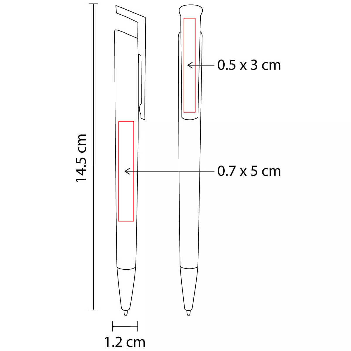 SH 1610 R BOLíGRAFO GALEO rojo metalico