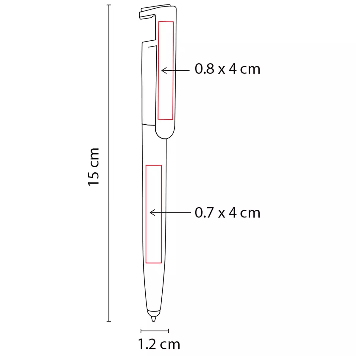 SH 2155 R BOLíGRAFO ASHIDA rojo