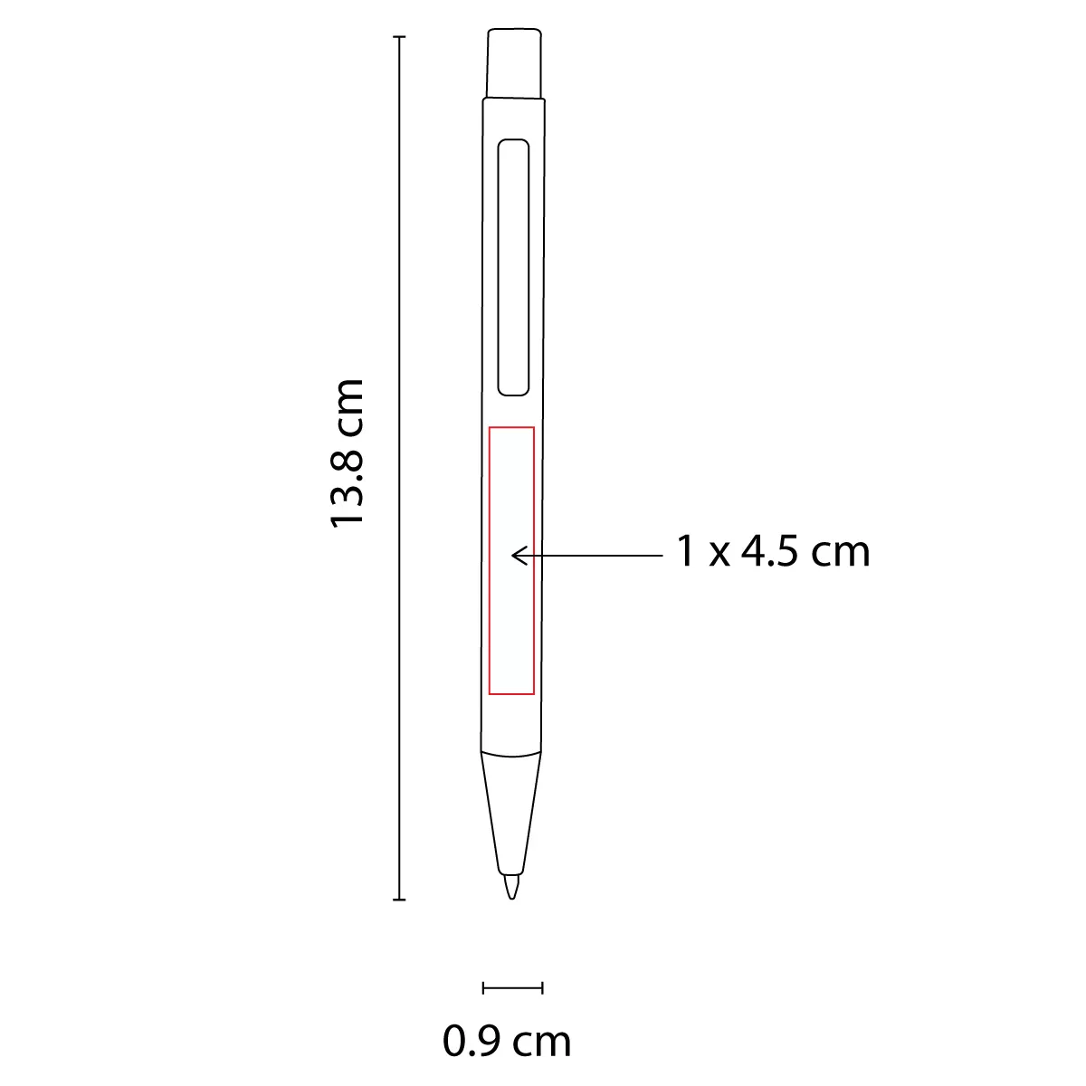 SH 2510 R BOLíGRAFO VEZPREM rojo