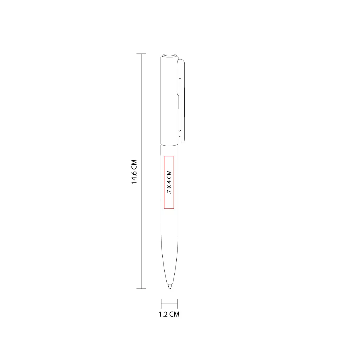 SH 5020 R BOLíGRAFO MODRA rojo