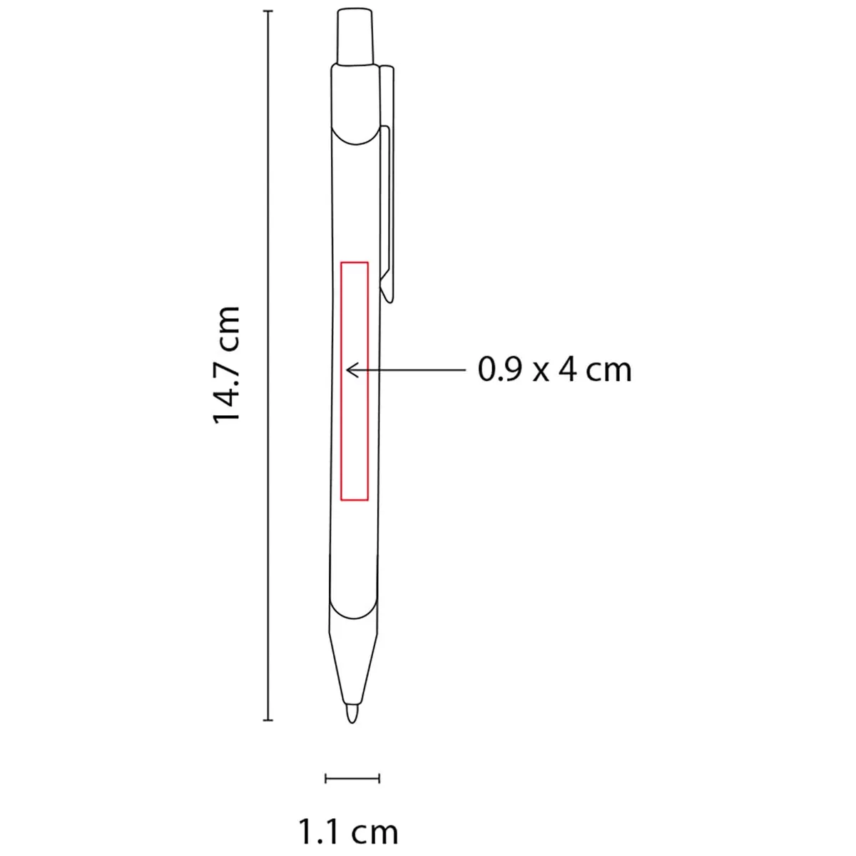 SH 8600 B BOLíGRAFO DUNY blanco