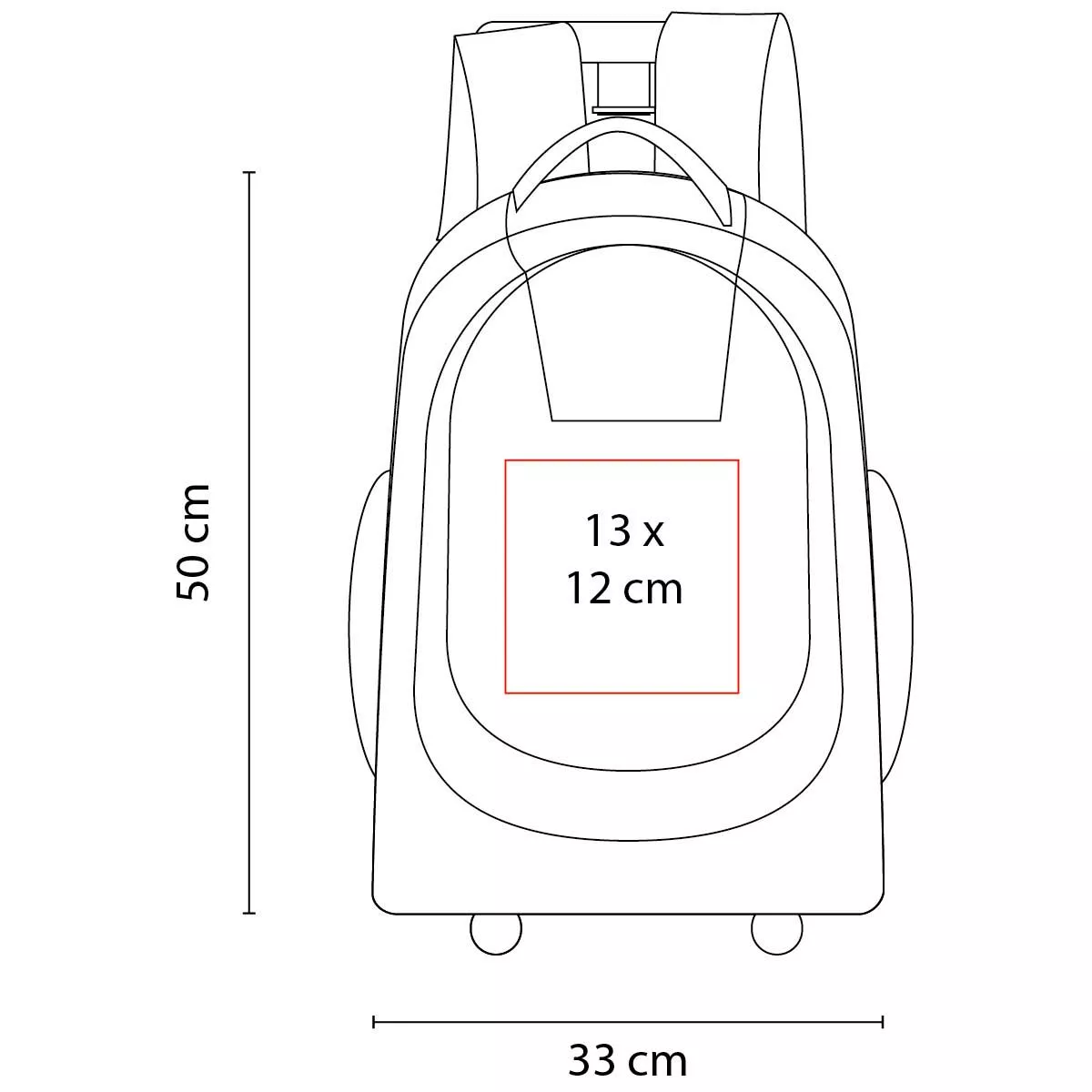 SIN 143 N MOCHILA TROLLEY POLUX gris