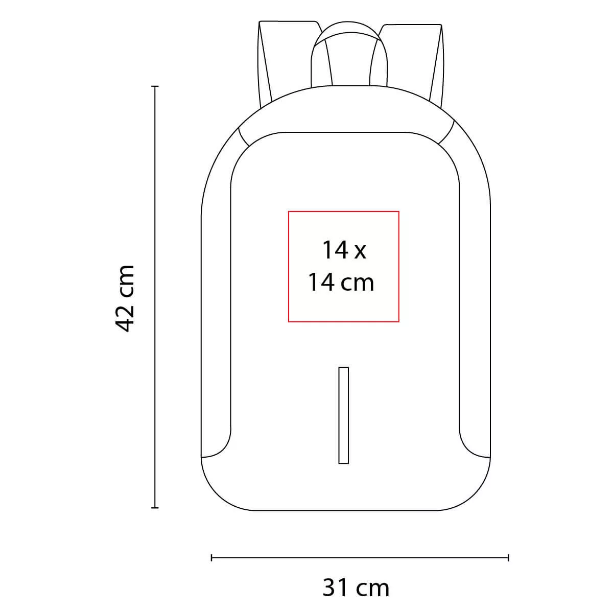 SIN 195 N MOCHILA KONGUR negro