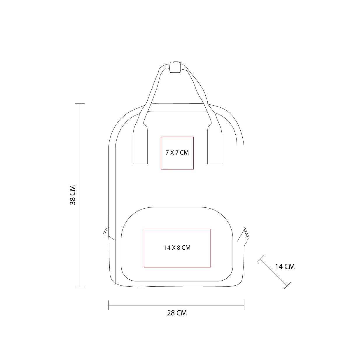 SIN 226 O MOCHILA CERES naranja