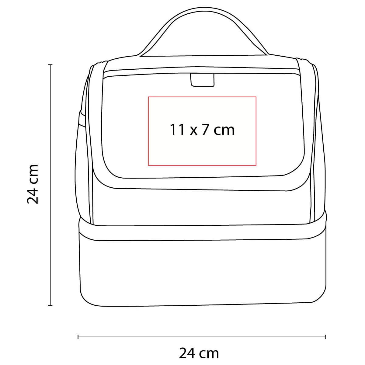 SIN 245 V LONCHERA LEDU verde