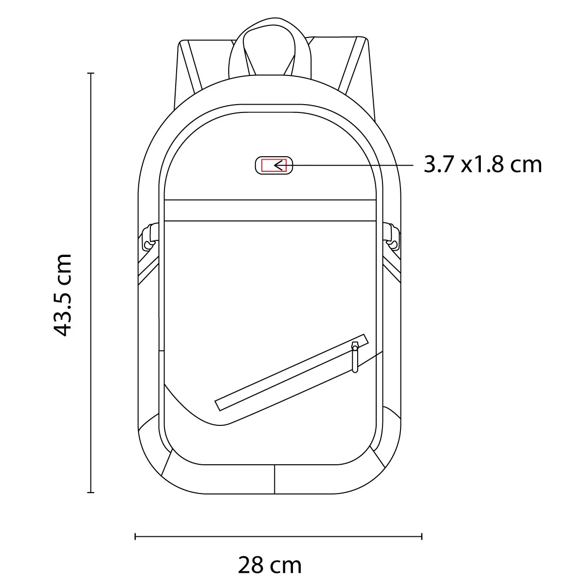 SIN 455 A MOCHILA SLAVONSKY azul