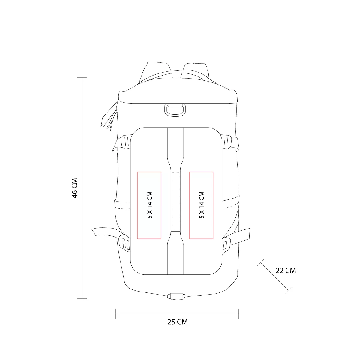 SIN 502 N MOCHILA MENA negro