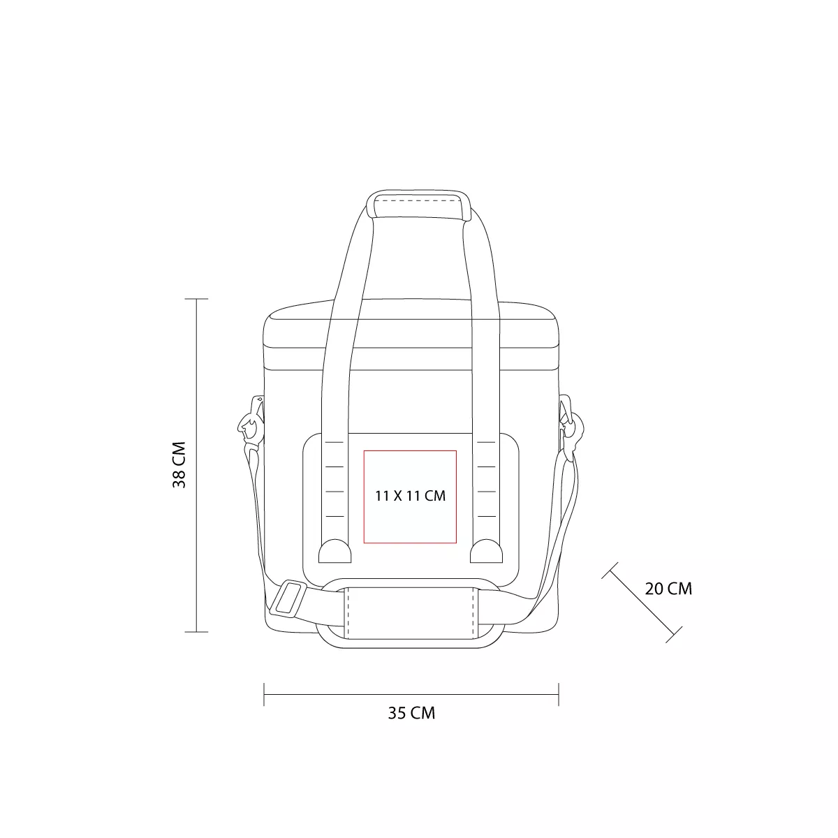 SIN 508 B HIELERA DOVIA blanco