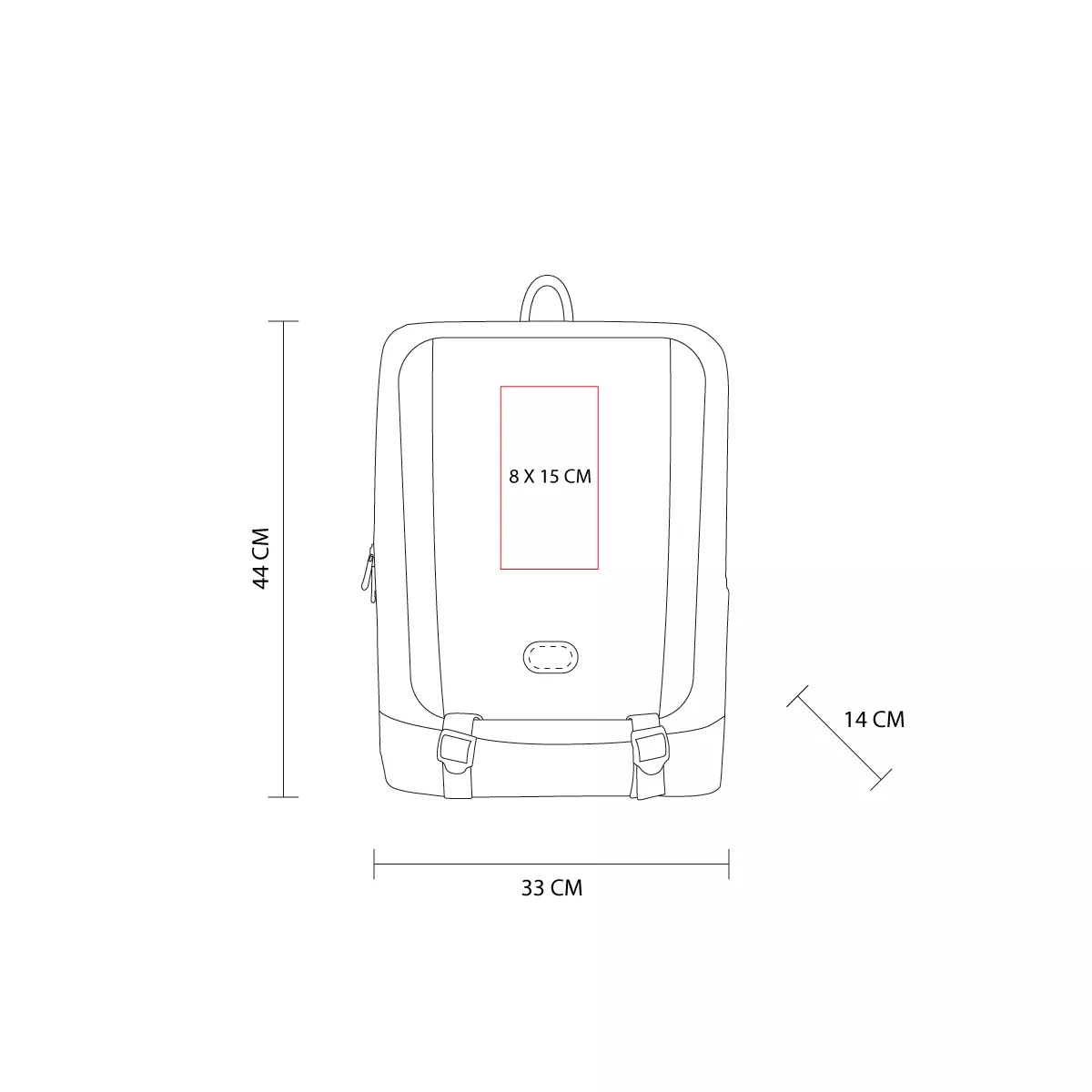 SIN 512 A MOCHILA PETER azul