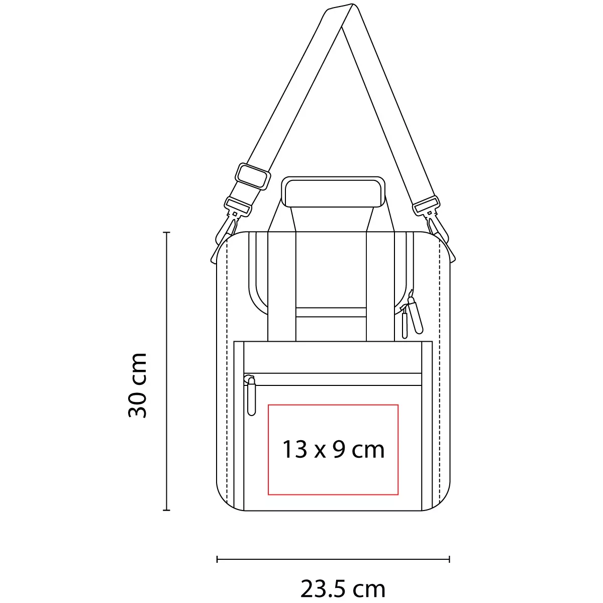 SIN 515 G LONCHERA BANGALORE gris