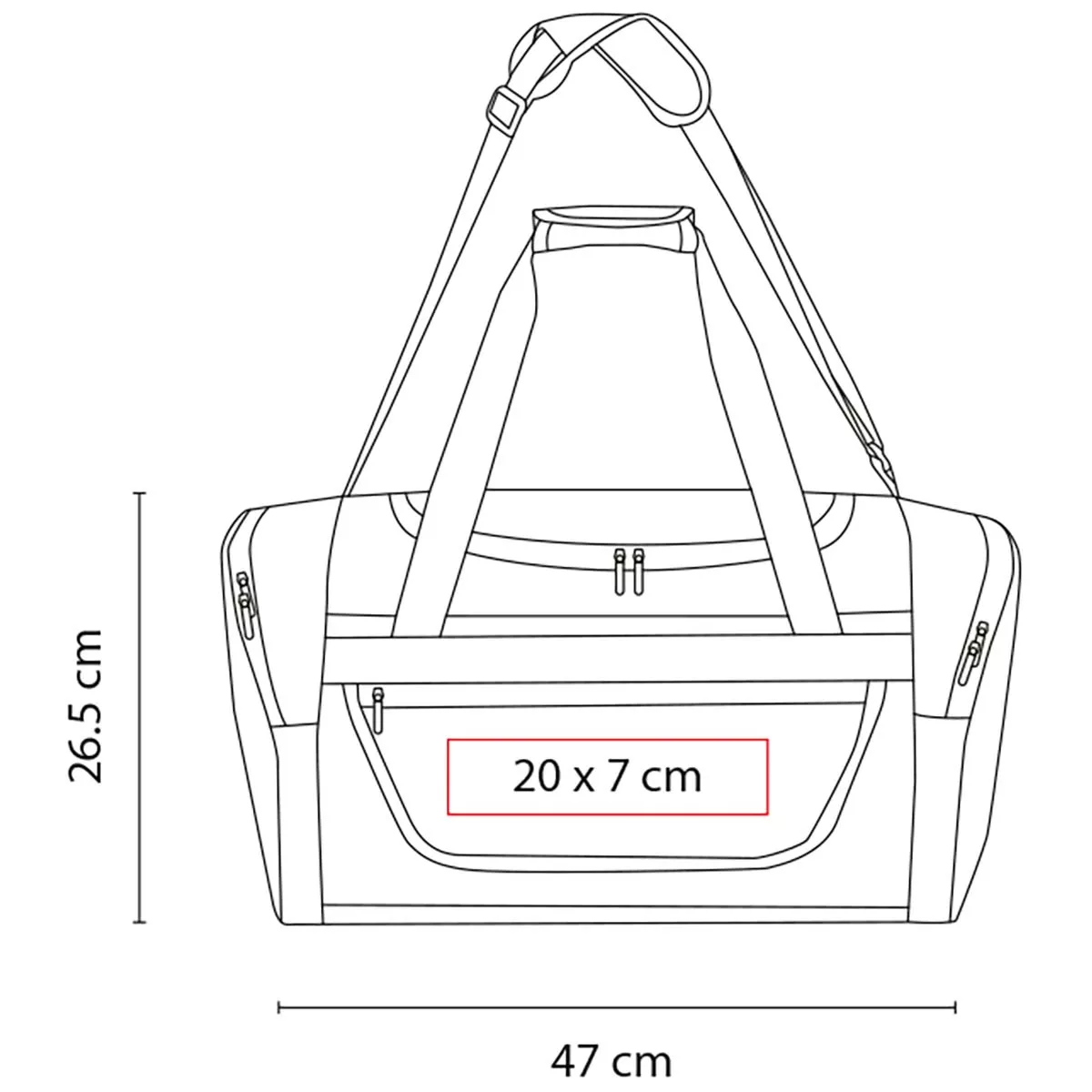 SIN 540 G MALETA CARDIFF gris