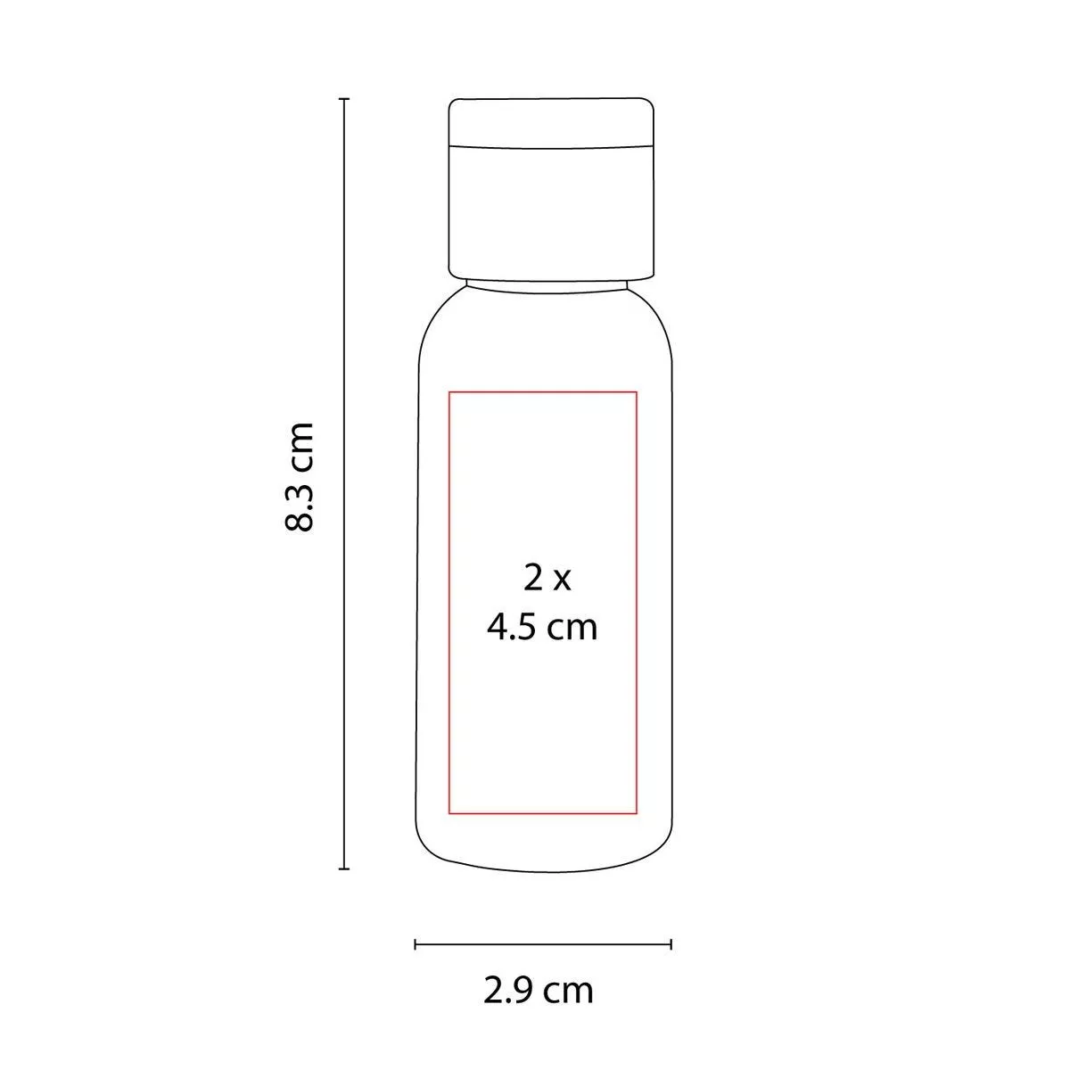 SLD 040 B SANITIZANTE EN BOTE CILíNDRICO blanco traslucido