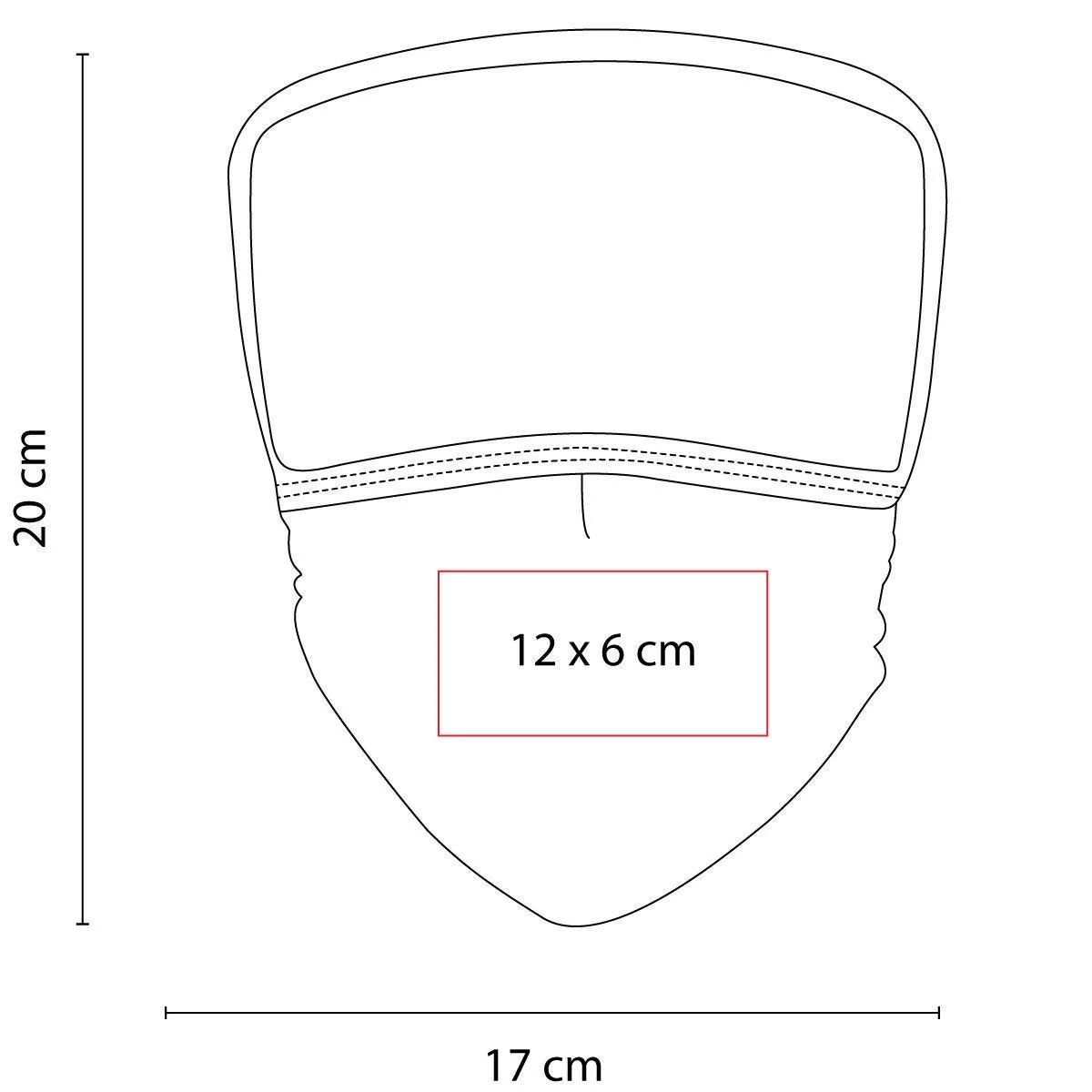 SLD 050 B CARETA-CUBREBOCAS PARA SUBLIMAR blanco