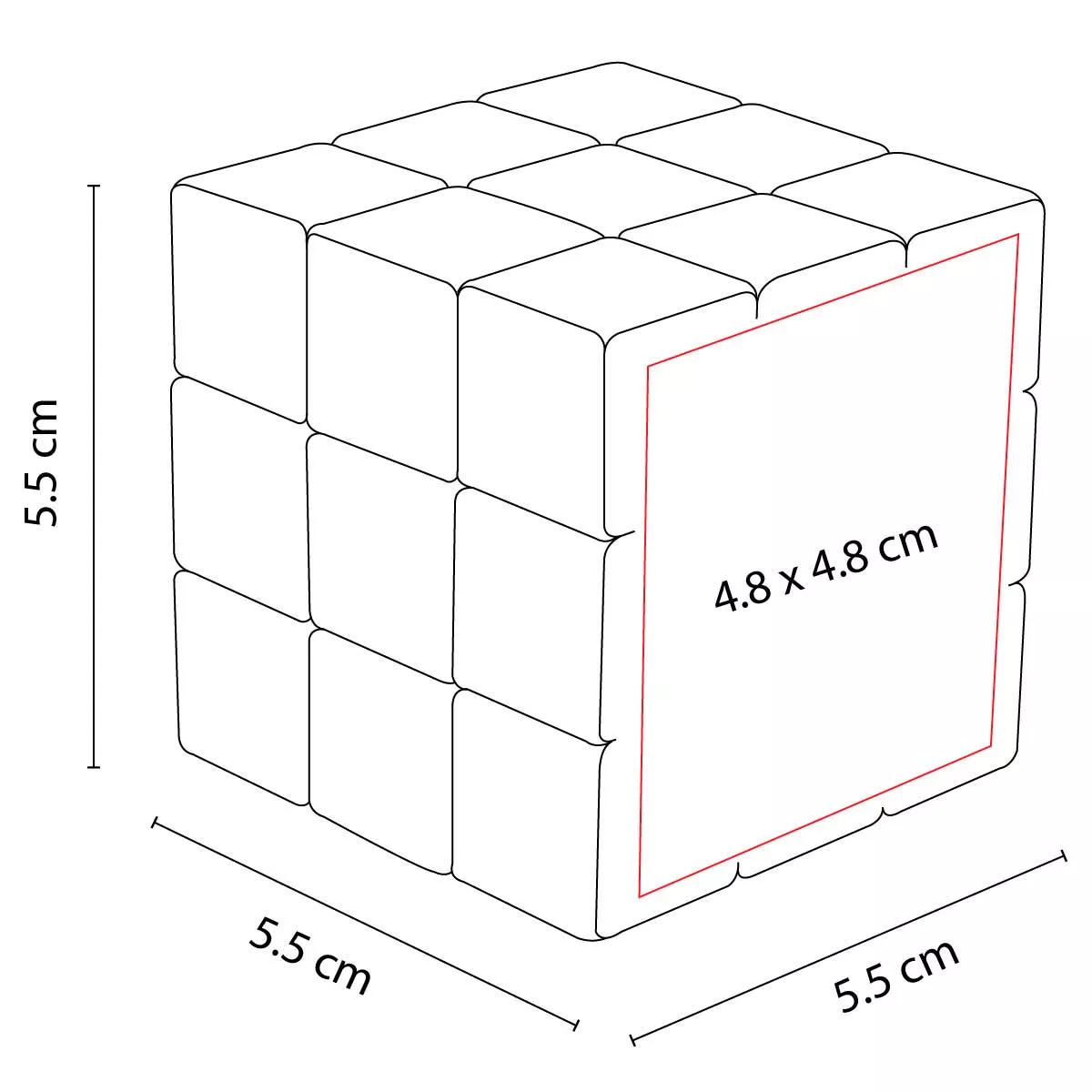 SOC 029 CUBO MULTICOLOR ANTI-STRESS multicolor