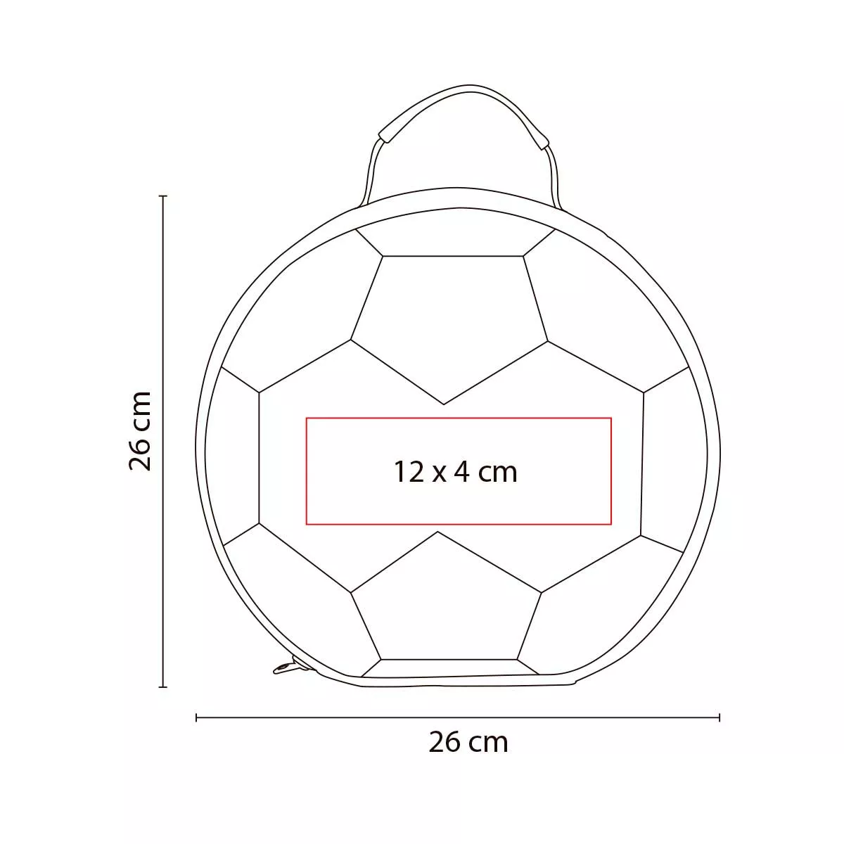 SOC 047 G LONCHERA SOCCER gris