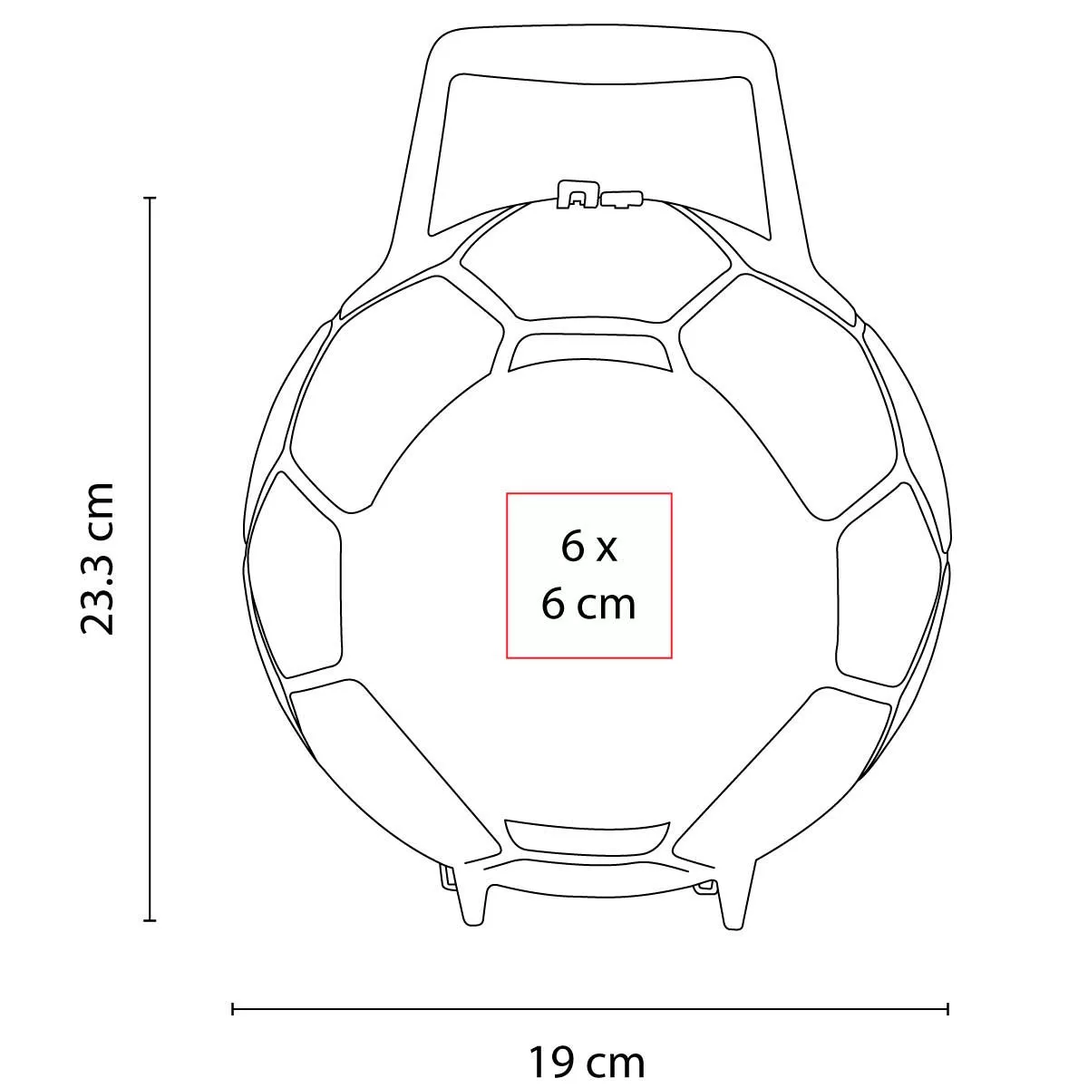 SOC 078 A LONCHERA GOL azul