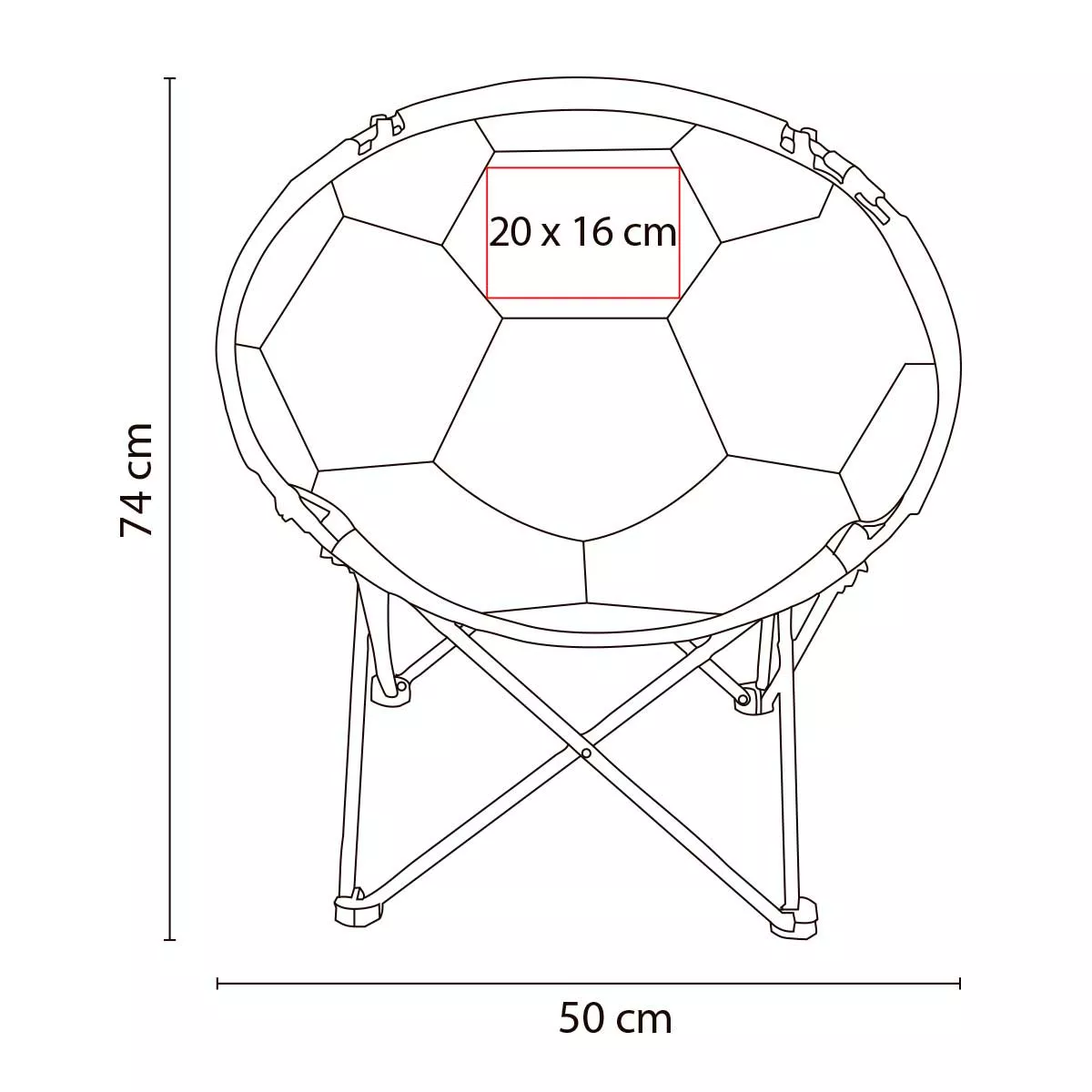 SOC 085 SILLA BALóN negro