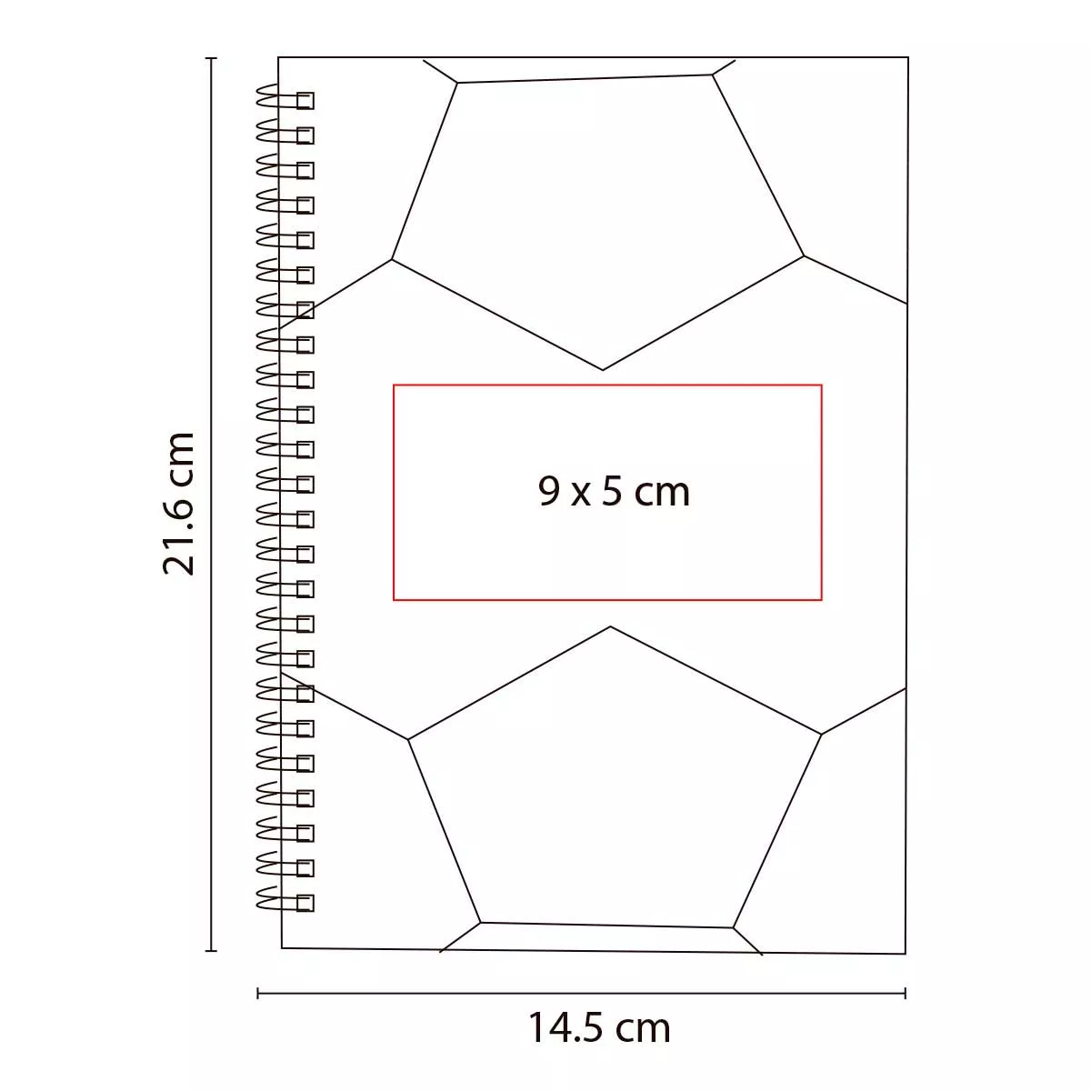 SOC 940 LIBRETA SOCCER NOTES blanco