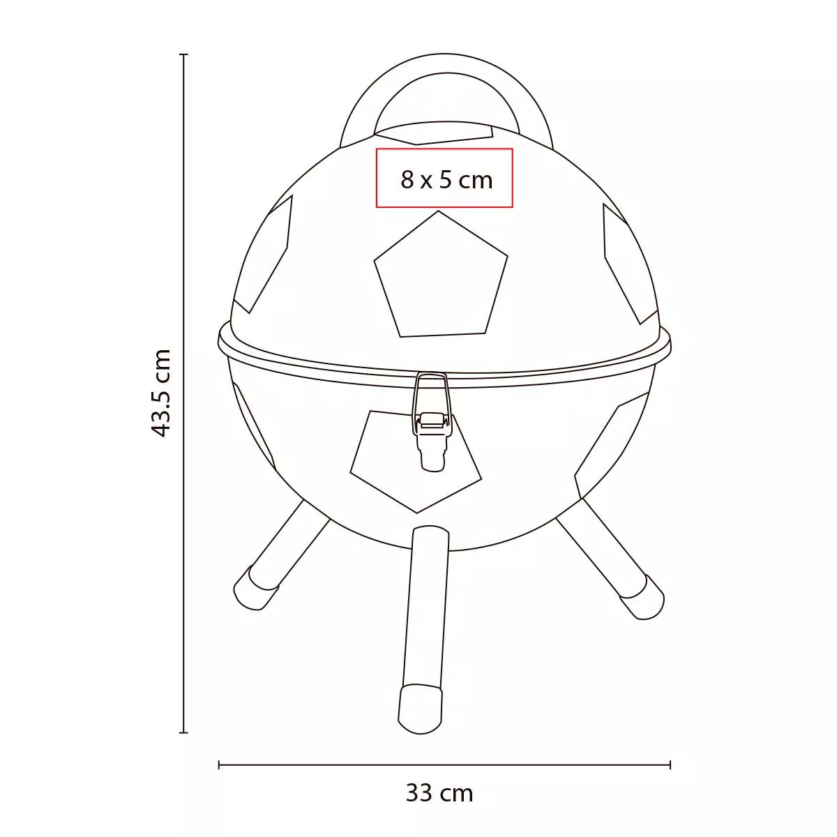 SOC 960 ASADOR SOCCER blanco