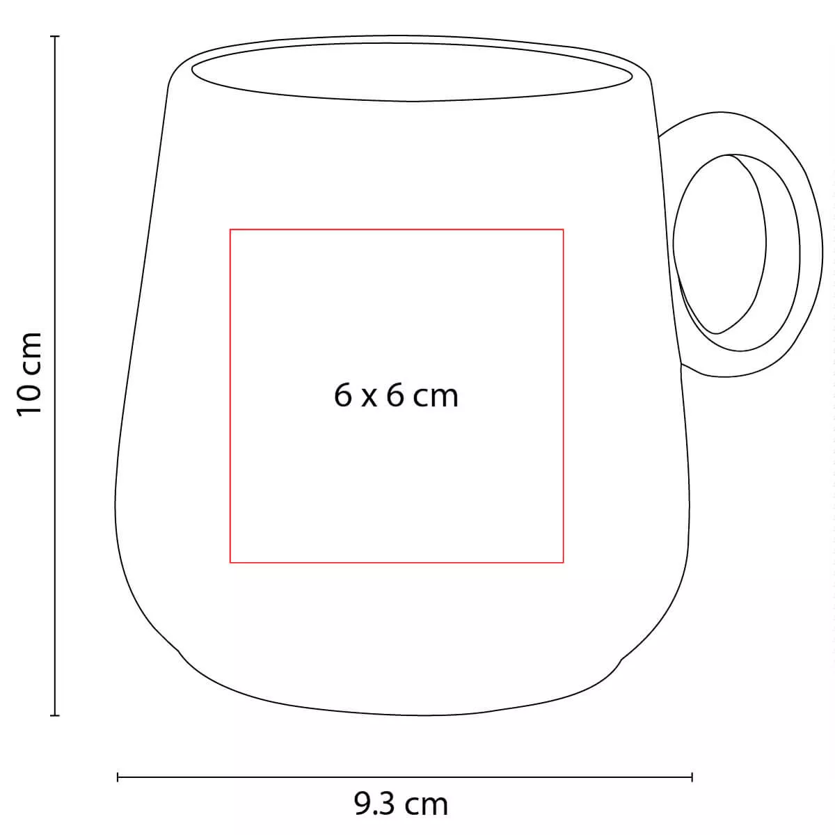 TAZ 023 R TAZA NORTIA rojo