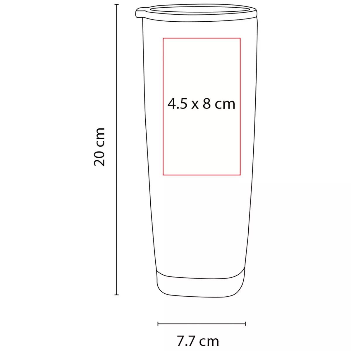 TMPS 127 B TERMO CARTE blanco