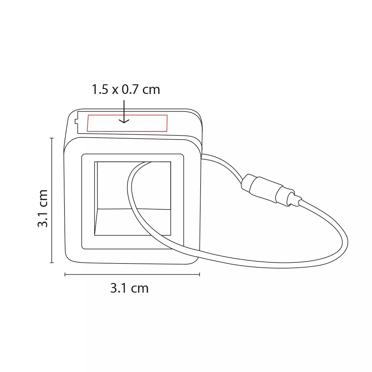 USB 028 R USB SUKARI 4 GB rojo