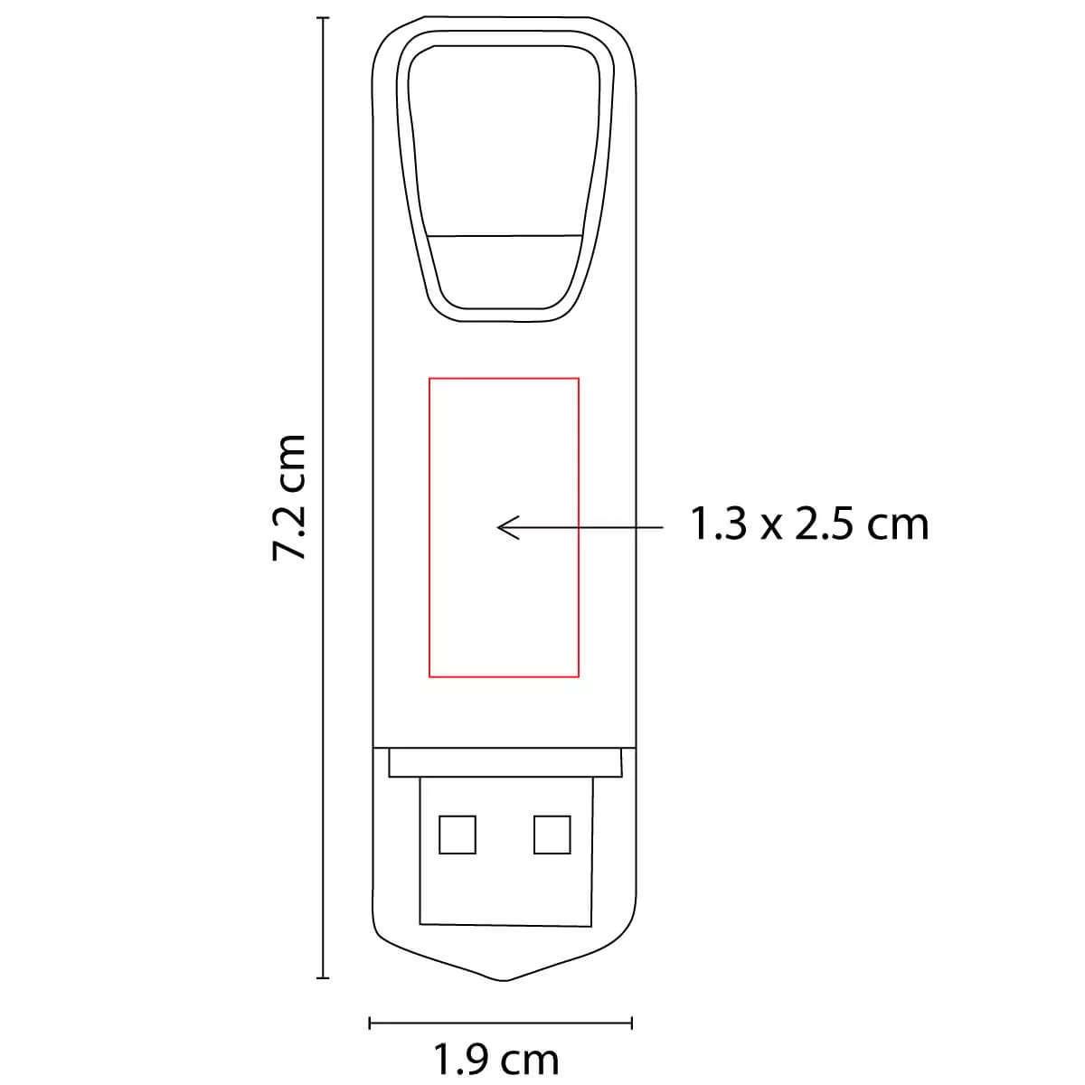 USB 092 B USB KINEL 16 GB blanco